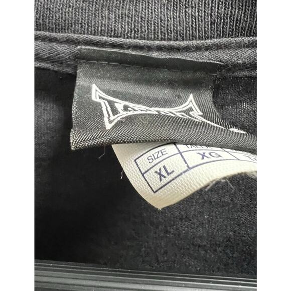 TAP OUT wrestling UFC black logo tee thrashed Streetwear sz XL - Picture 4 of 4